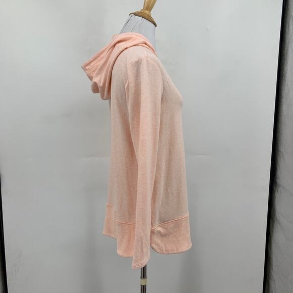 Pure Jill Hoodie Womens XS Extra Small Peach Pima Cotton Blend Pullover J. Jill - Picture 6 of 14